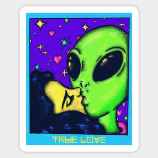 Ufo true love Sticker